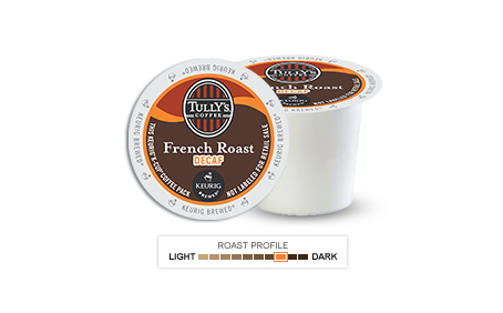 tullys french roast decaf k cups